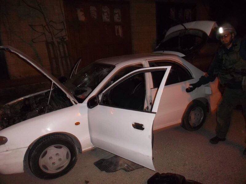 בנס נמנע פיגוע: 3 מטענים נתפסו ברכבו של פלסטיני