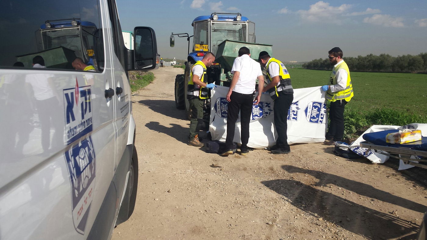 רוכב אופנוע חרדי נמחץ למוות בתאונה עם טרקטור