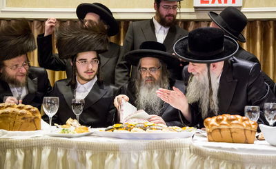 האדמו"רים חגגו בחתונת בן הנגיד מויליאמסבורג