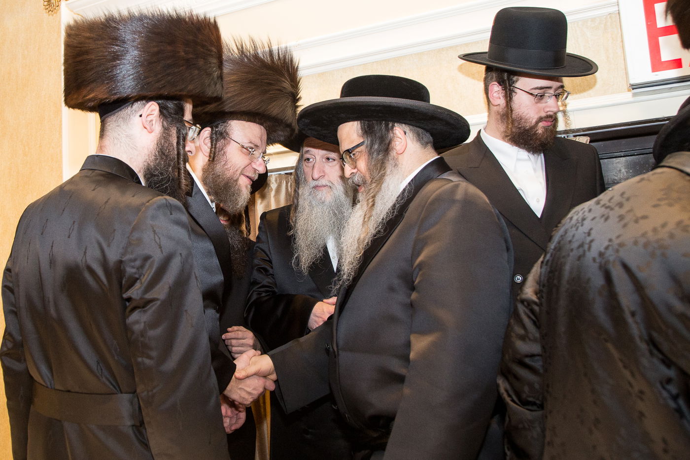 האדמו"רים חגגו בחתונת בן הנגיד מויליאמסבורג