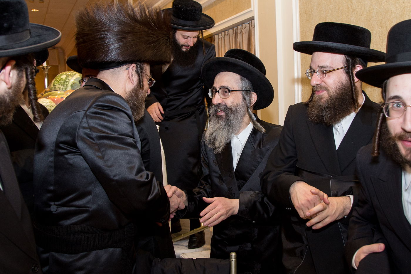 האדמו"רים חגגו בחתונת בן הנגיד מויליאמסבורג