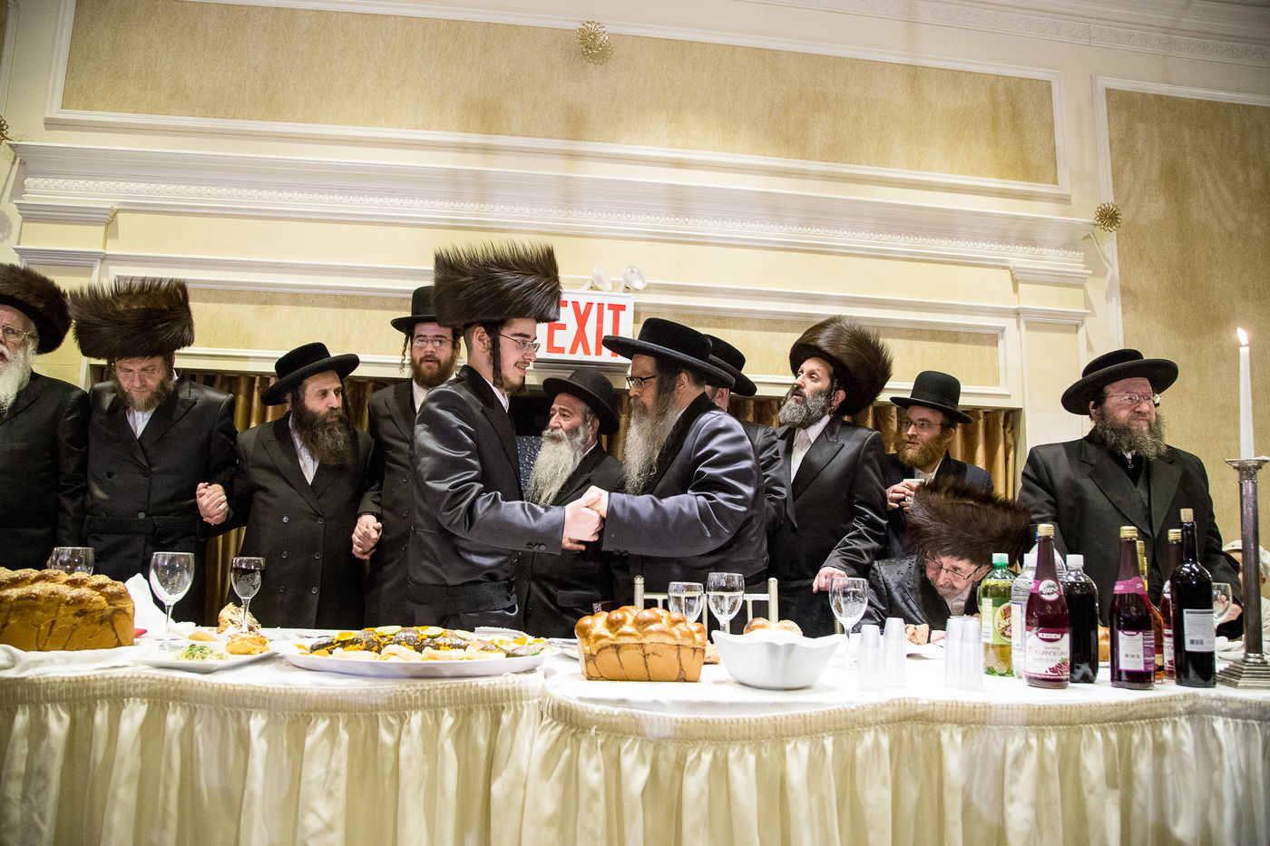 האדמו"רים חגגו בחתונת בן הנגיד מויליאמסבורג