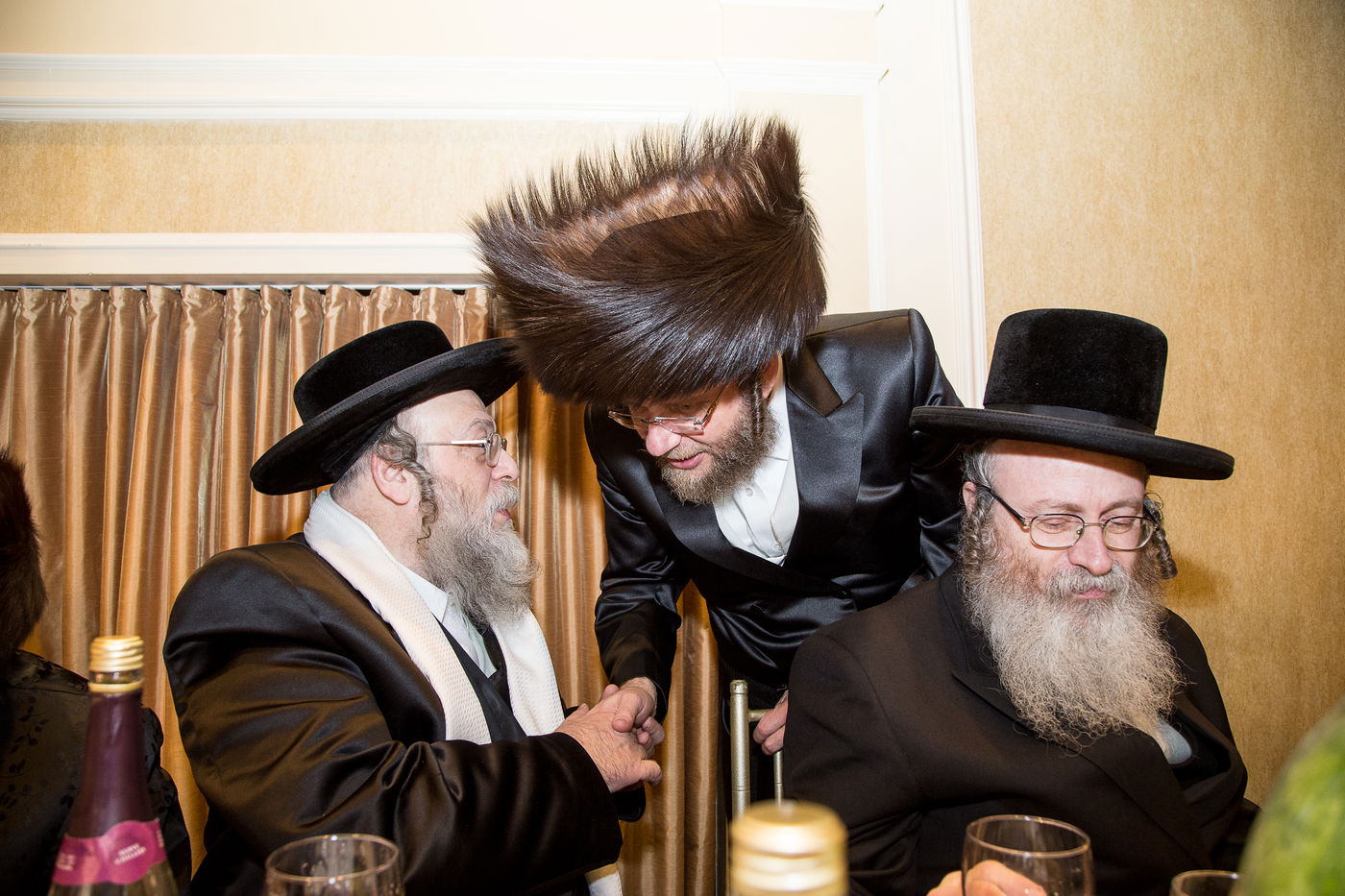 האדמו"רים חגגו בחתונת בן הנגיד מויליאמסבורג