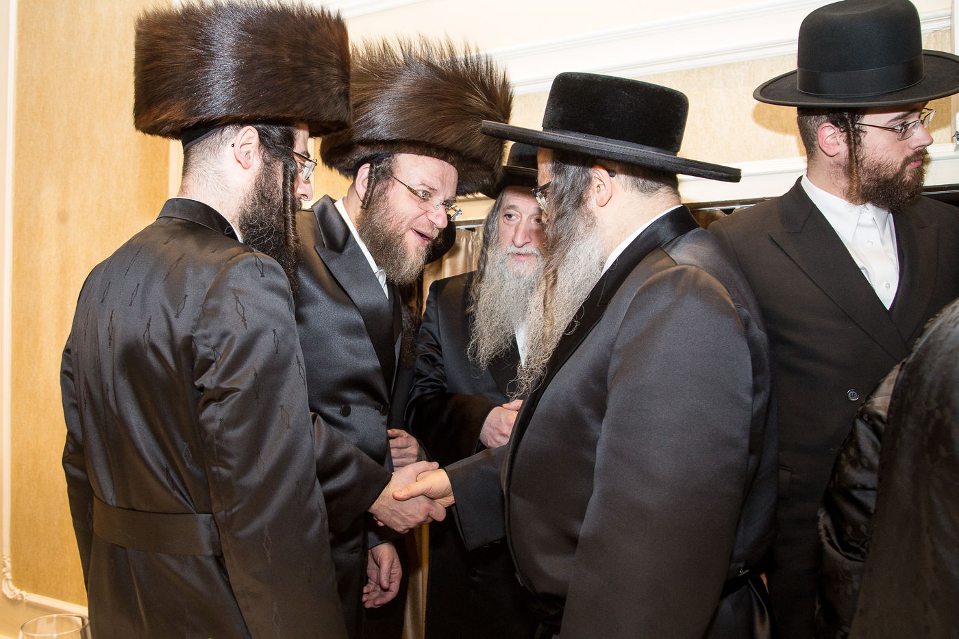 האדמו"רים חגגו בחתונת בן הנגיד מויליאמסבורג