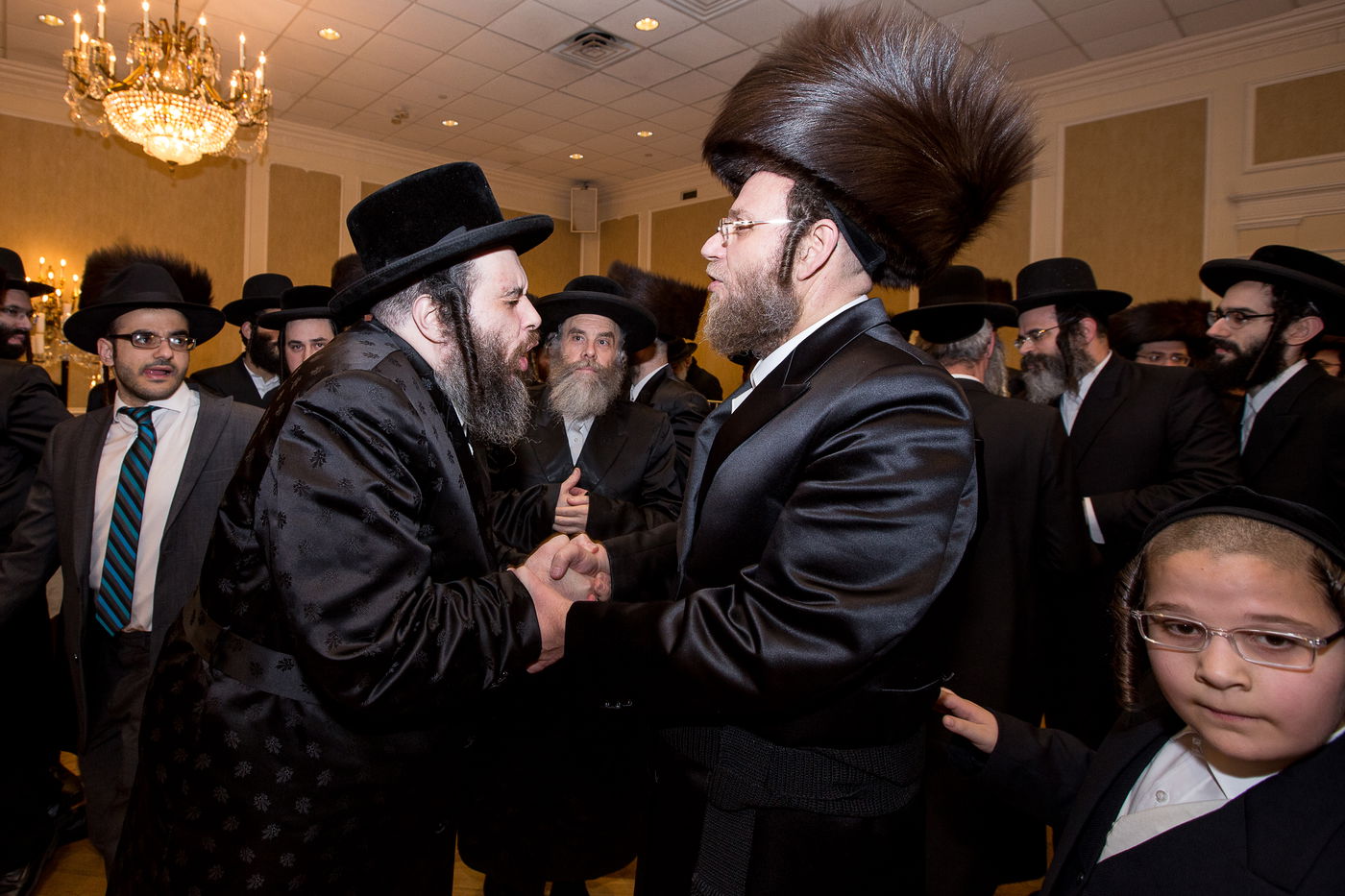 האדמו"רים חגגו בחתונת בן הנגיד מויליאמסבורג