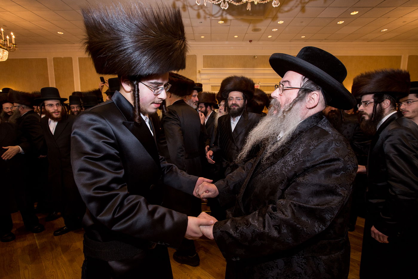 האדמו"רים חגגו בחתונת בן הנגיד מויליאמסבורג
