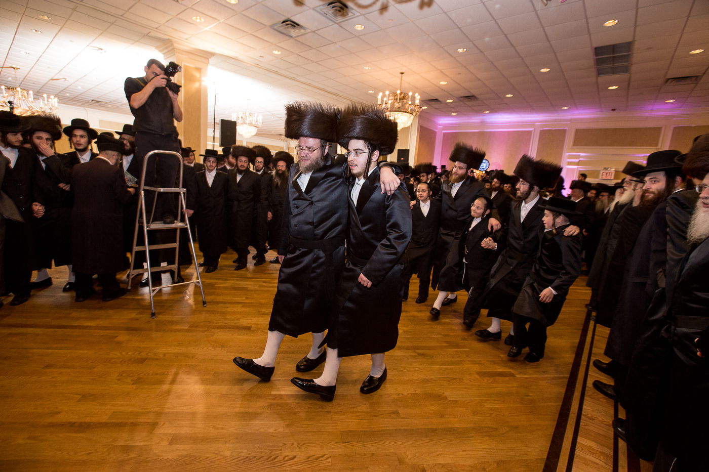 האדמו"רים חגגו בחתונת בן הנגיד מויליאמסבורג