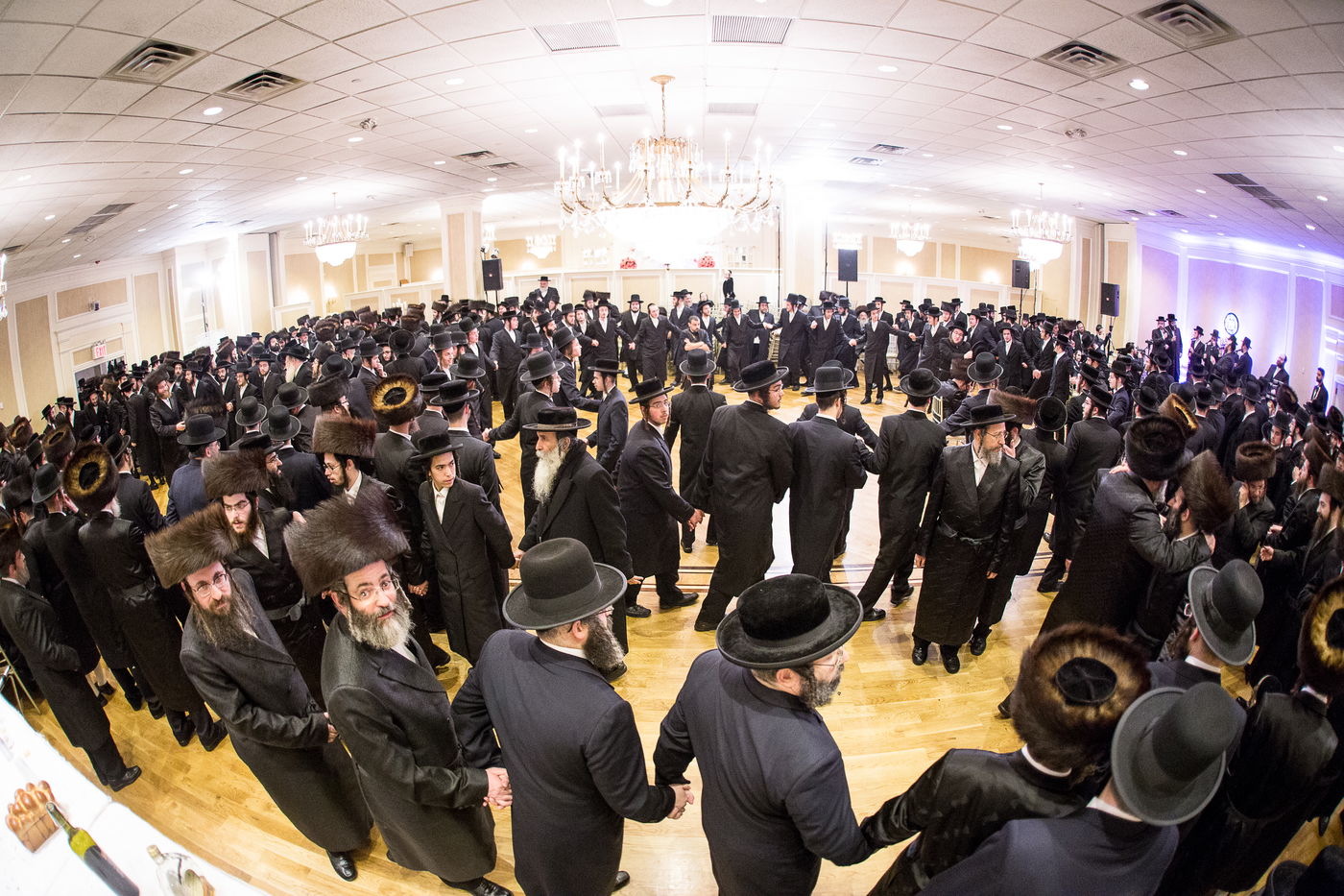 האדמו"רים חגגו בחתונת בן הנגיד מויליאמסבורג