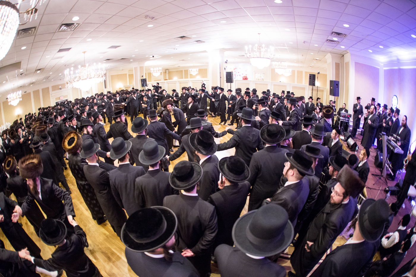 האדמו"רים חגגו בחתונת בן הנגיד מויליאמסבורג