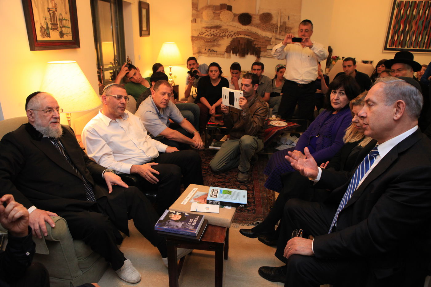 נתניהו לגרי"מ לאו: "הרצון לרצוח אותנו - לא השתנה"