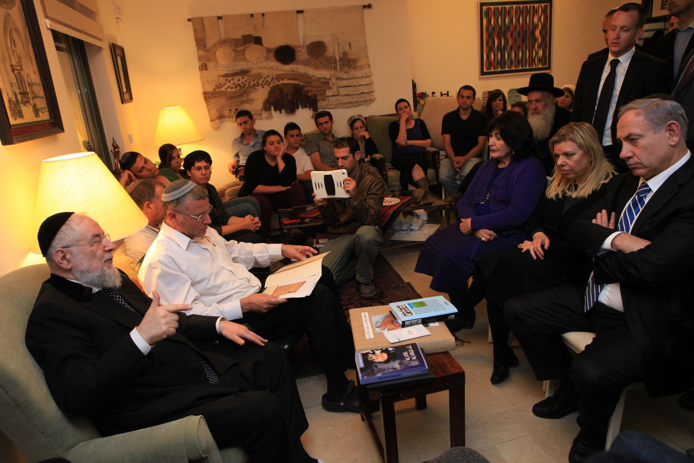 נתניהו לגרי"מ לאו: "הרצון לרצוח אותנו - לא השתנה"