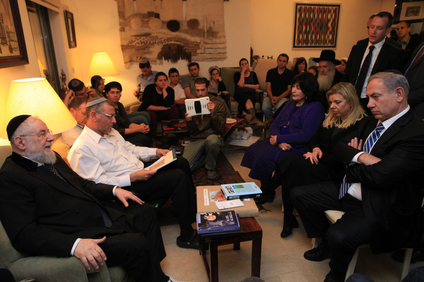 נתניהו לגרי"מ לאו: "הרצון לרצוח אותנו - לא השתנה"