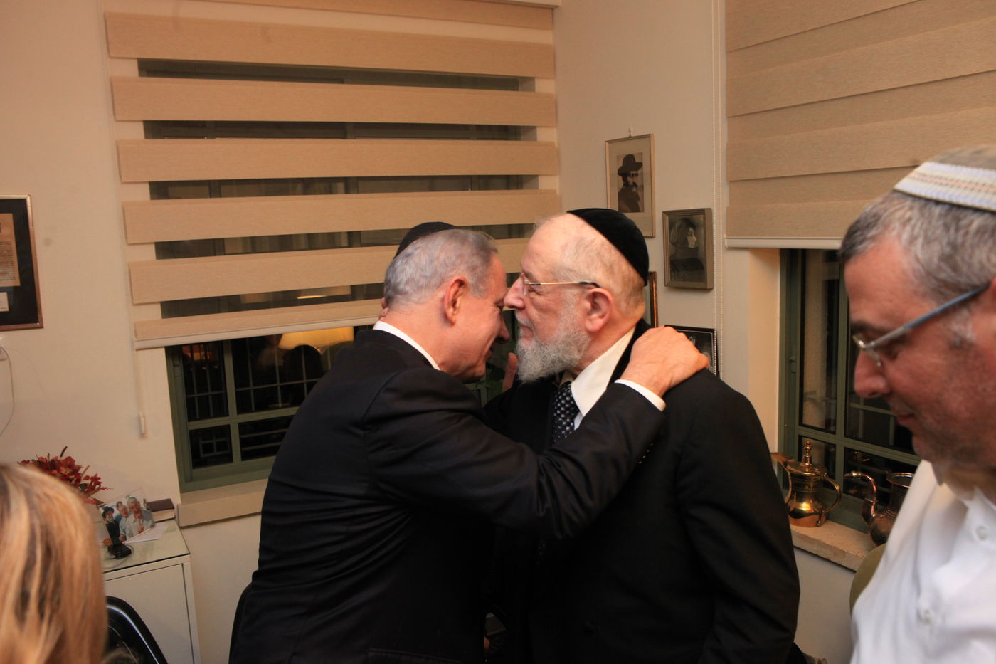 נתניהו לגרי"מ לאו: "הרצון לרצוח אותנו - לא השתנה"