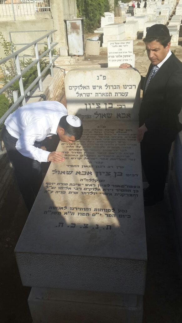 המועמד לראשות העיר בת ים ביקר בקברי צדיקים בירושלים
