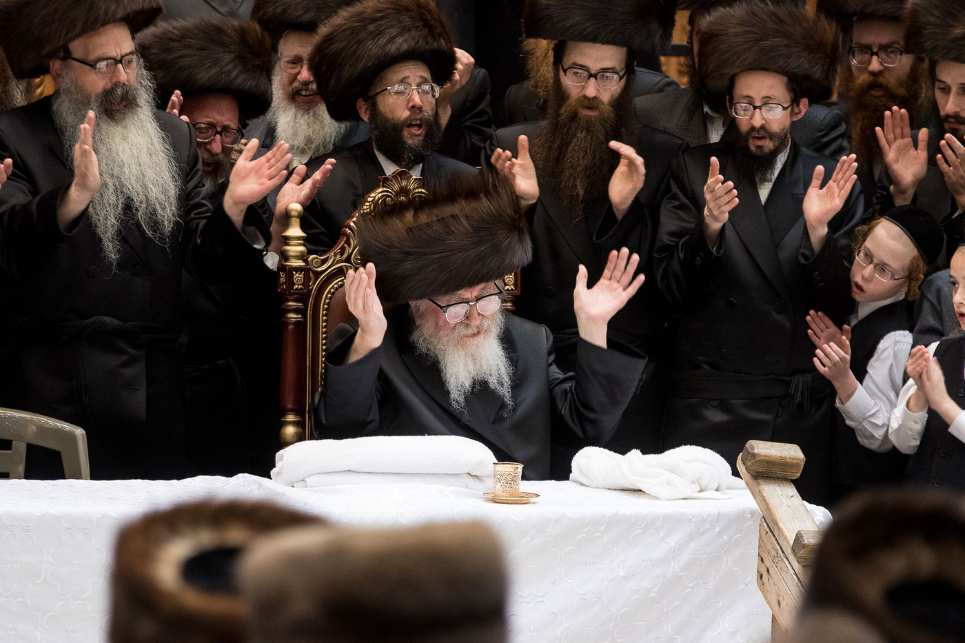 גלריה: נכד הרבי מרחמסטריווקא התחתן