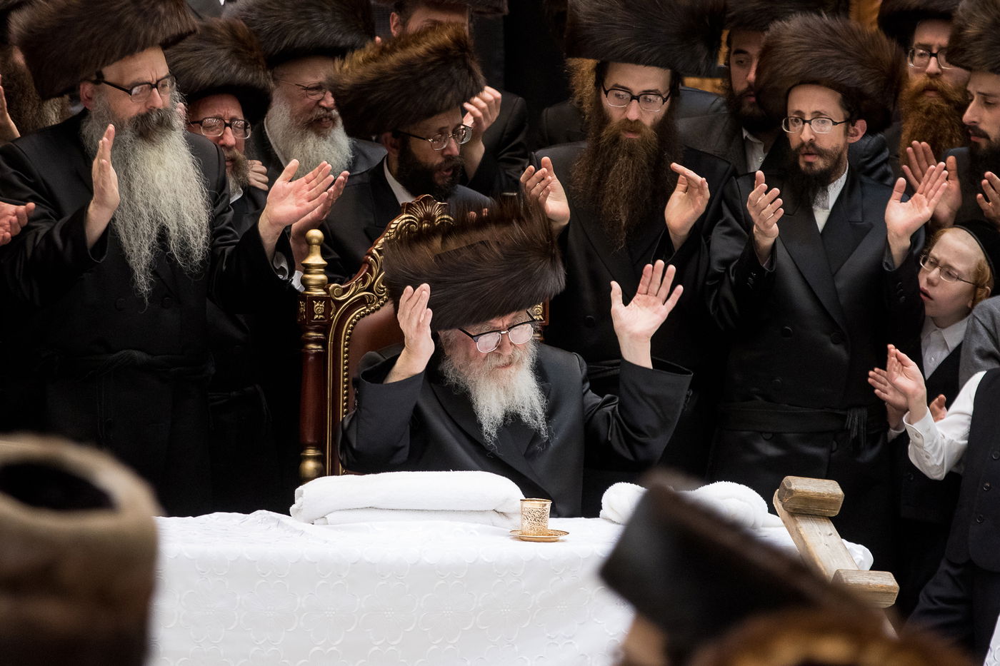 גלריה: נכד הרבי מרחמסטריווקא התחתן