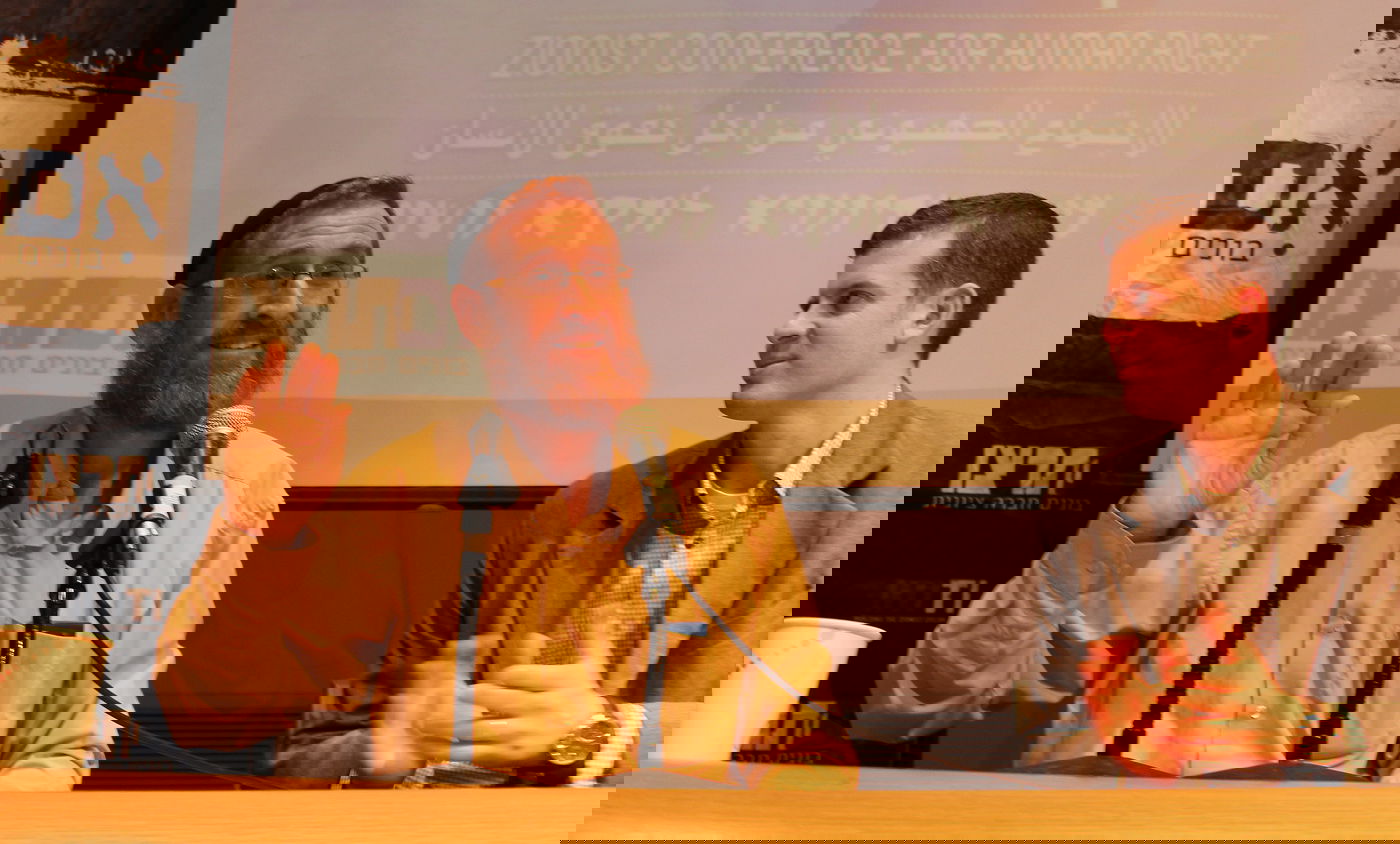יהודה גליק באירוע לציון יום זכויות האדם הבינלאומי עם רונן שובל מייסד 'אם תרצו'