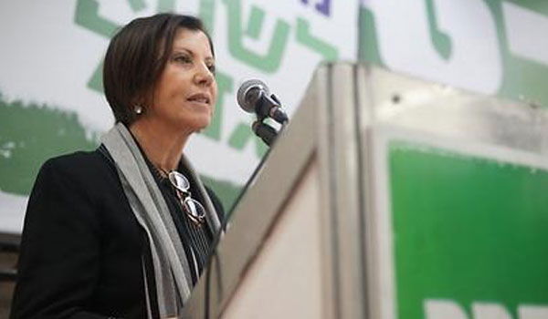 מחזקת את דרעי. יו"ר מר"צ זהבה גלאון