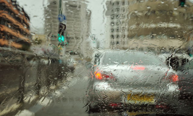 לילה חורפי: גשמים עזים ברחבי הארץ