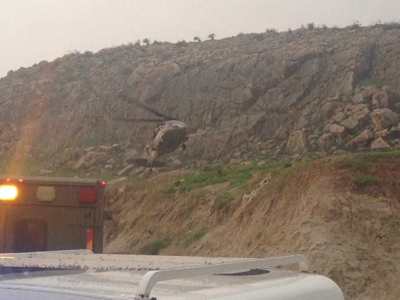 כביש הבקעה: שני הרוגים וחמישה פצועים בתאונה