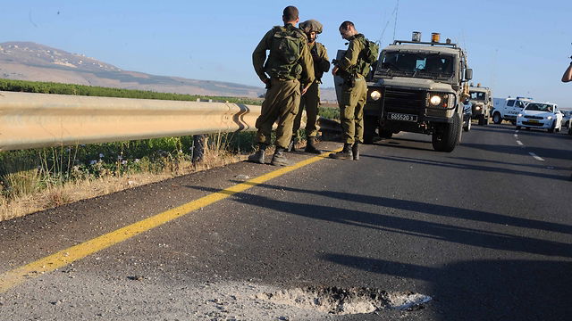 נפילת רקטה. ארכיון