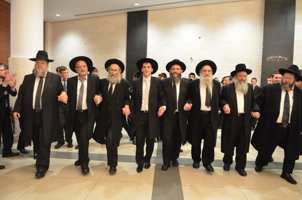 גלריה: הגרמ"צ ברגמן חיתן נכד, כולם באו