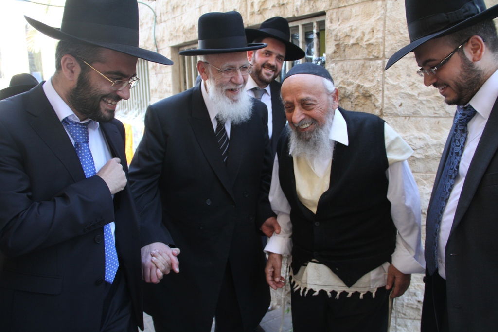 הגר"ש כהן והגר"ש בעדני בביקור הקודם