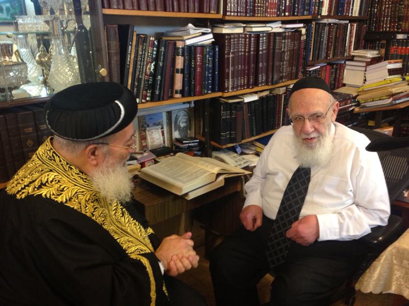 הגר"ש עמאר והגר"ש כהן