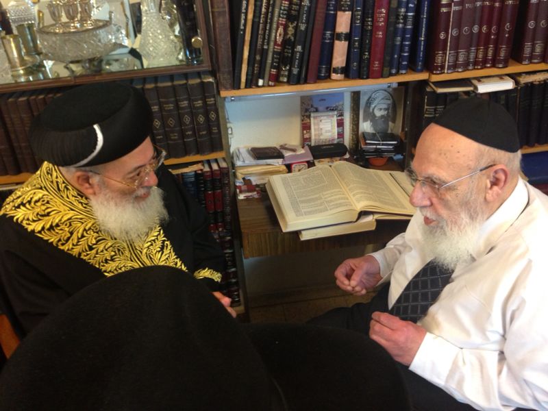 פרסום ראשון: הגר"ש עמאר נכנס למעונו של הגר"ש כהן