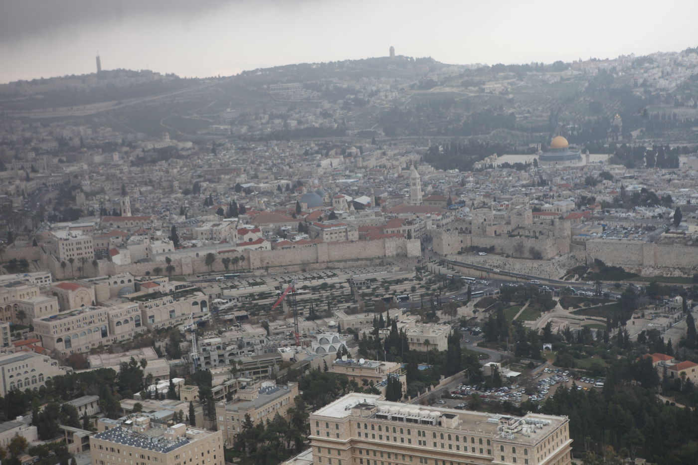 גלריה מרהיבה: מבט מהאוויר על ירושלים