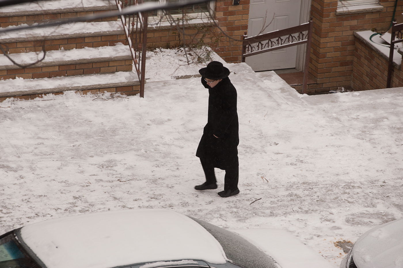 גלריה לבנה: שלג ראשון בניו יורק