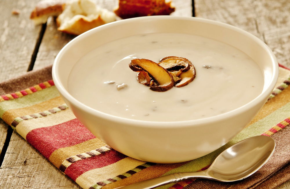 מרק פטריות מוקרם עשיר ומפנק