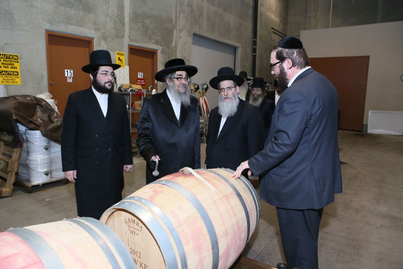 תיעוד: האדמו"ר מסאטמר ביקר ב"יקבי קדם" בקליפורניה