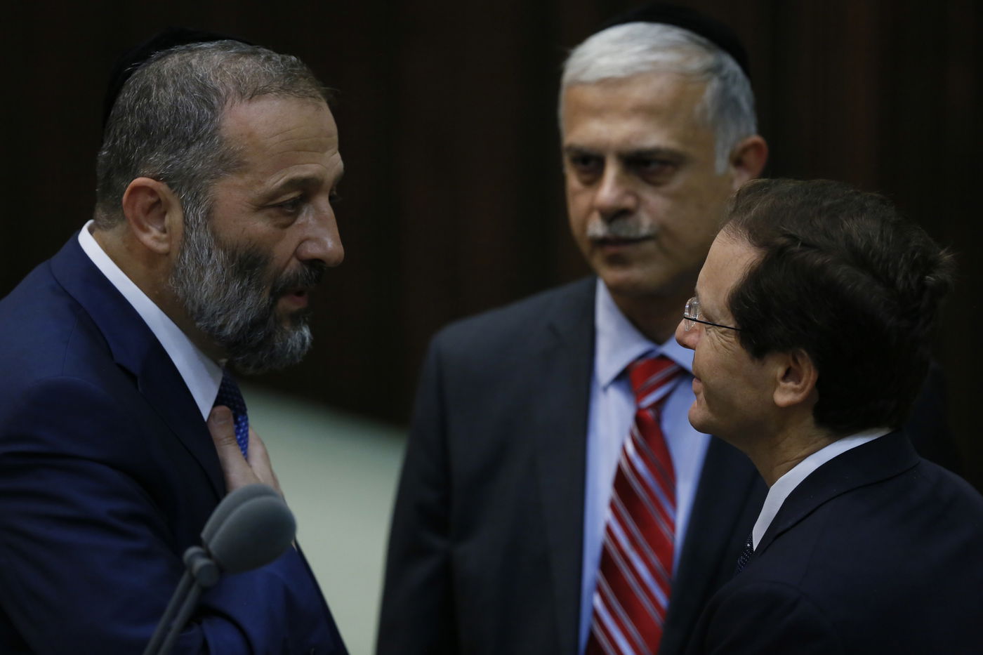 אריה דרעי ויצחק הרצוג