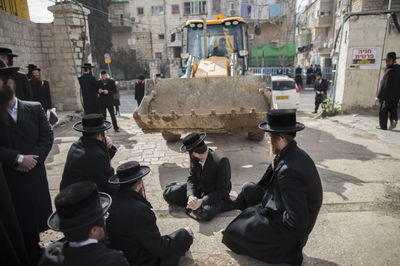 הפגנה במתחם שנלר, אתמול