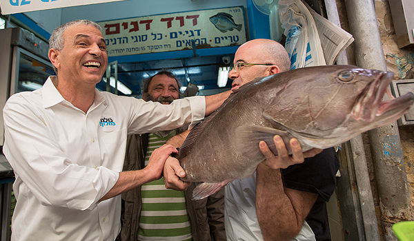 גלריה: כחלון וגלנט ביקרו במחניודה