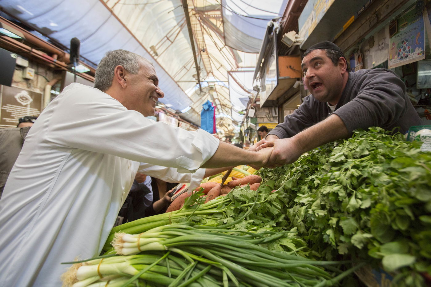גלריה: כחלון וגלנט ביקרו במחניודה