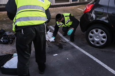 זירת הפיגוע בתל אביב