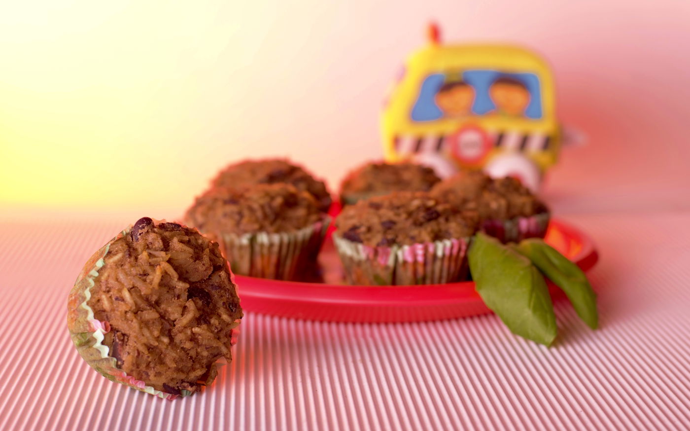 כל מה שבריא לילדים. מאפינס אורז עסיסיים