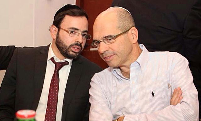 איציק ברוורמן עם אוריאל בוסו מש"ס