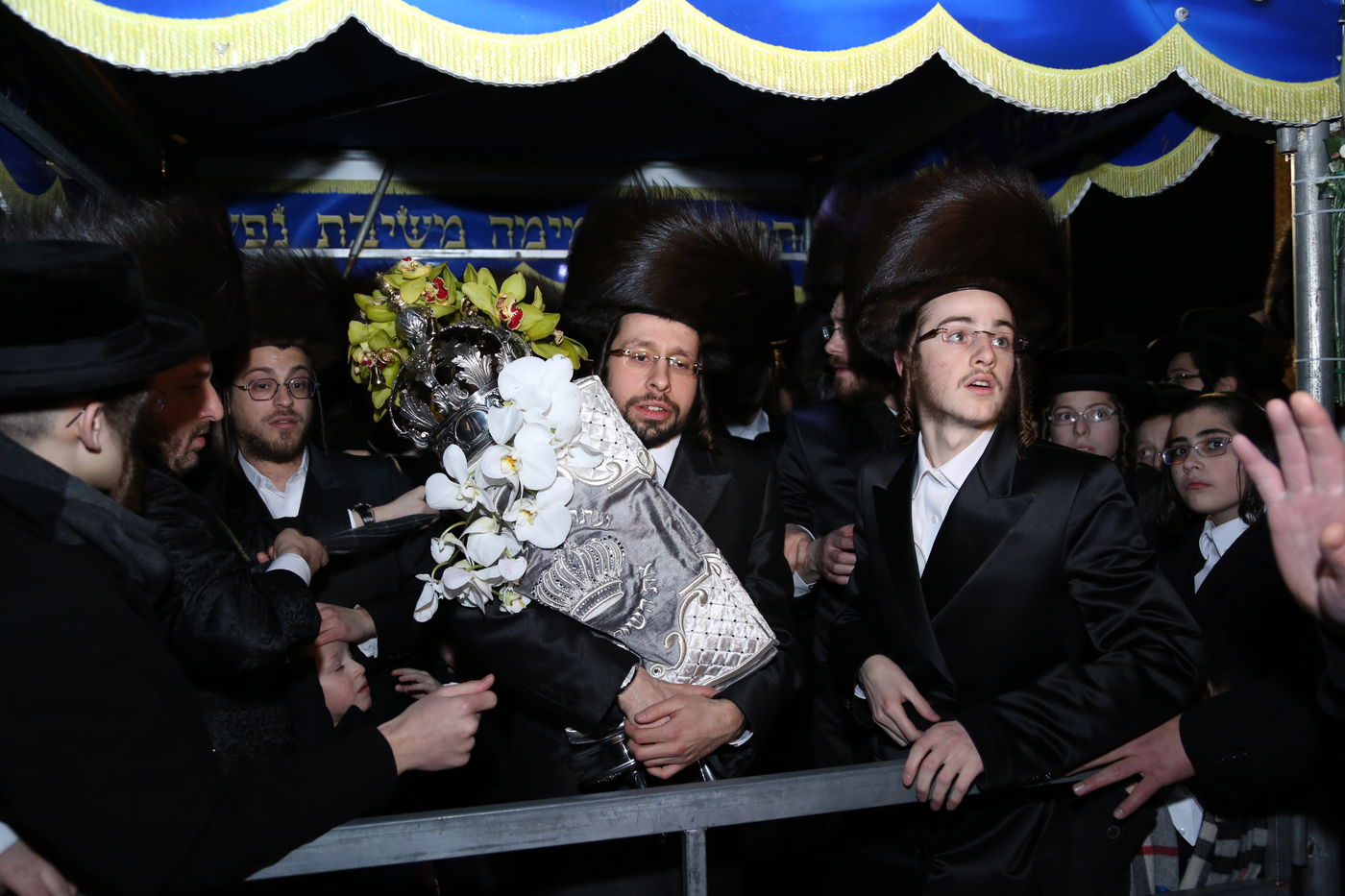 הכנסת ס"ת לזכר הנגיד מנחם שטארק הי"ד • תיעוד