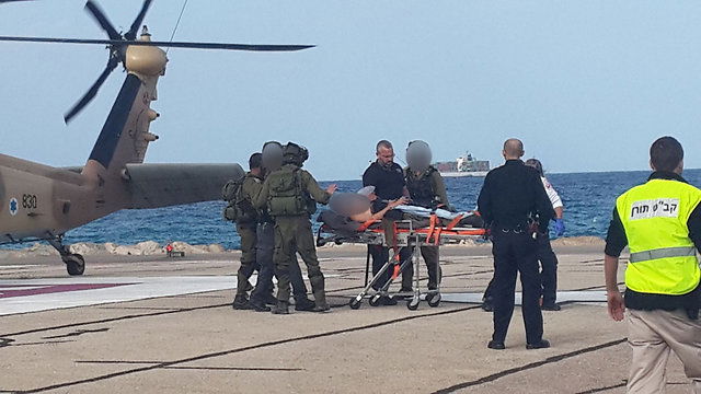 פינוי פצועים לרמב"ם