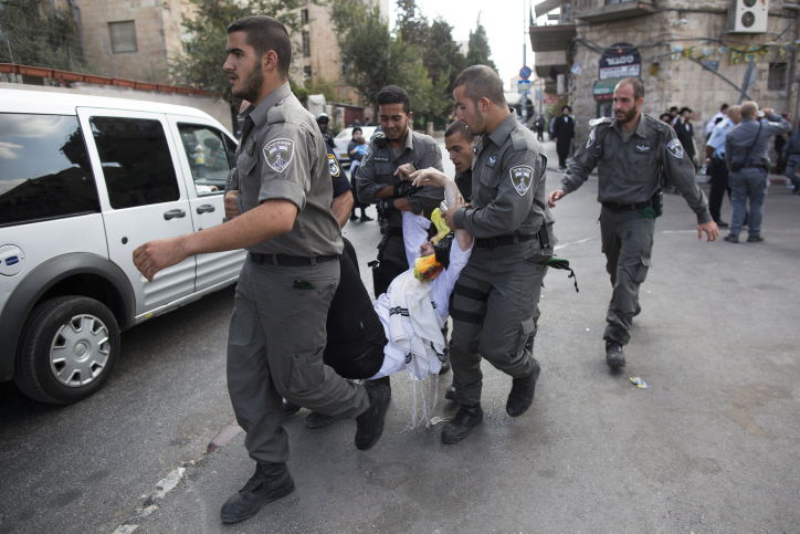 הפגנה נגד מעצר בחורי ישיבות