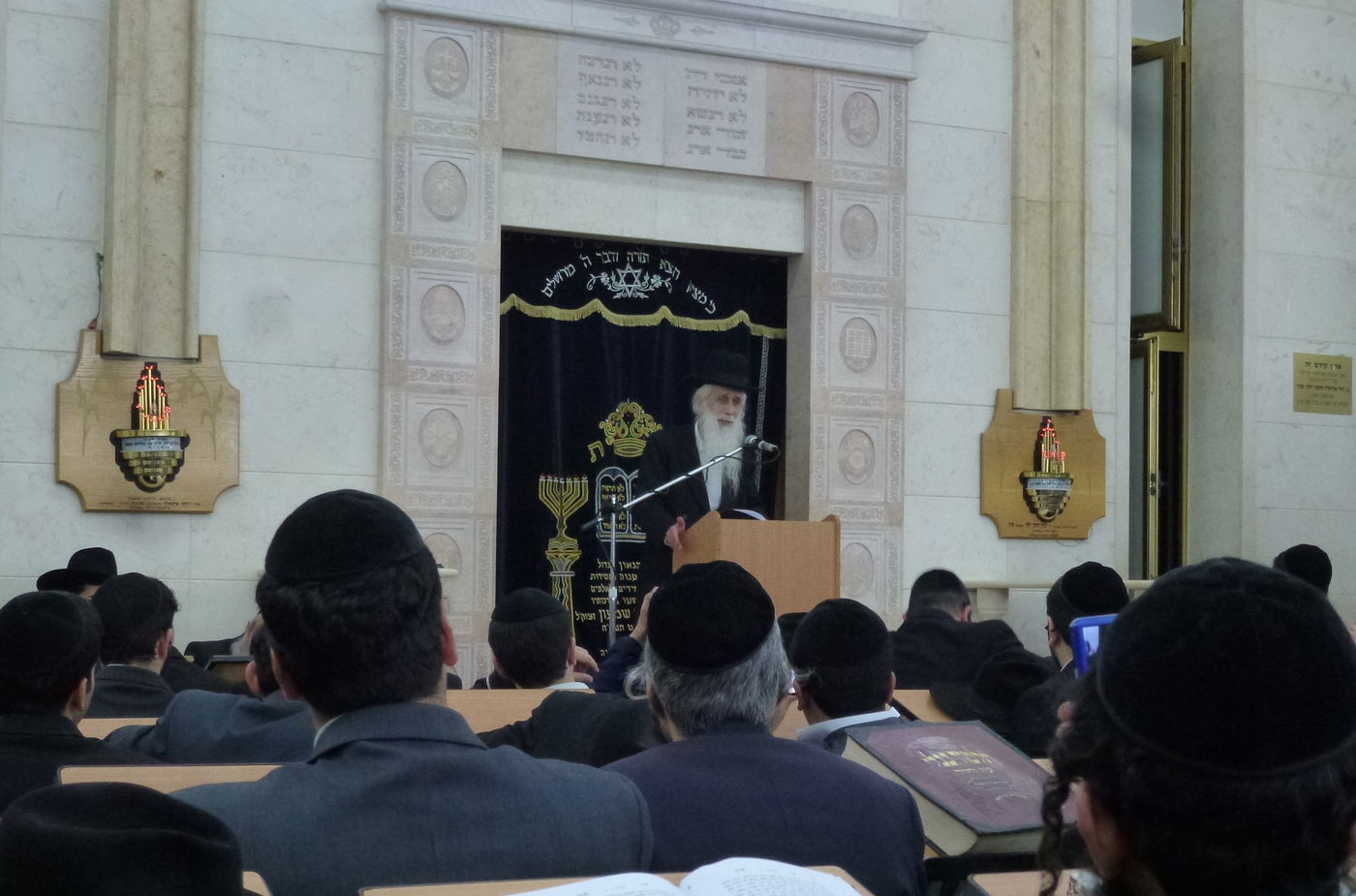 עצרת לזכר הגאון רבי מנצור בן שמעון זצ"ל • תמונות