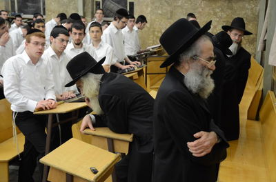 הרב שמואל מרקוביץ' בישיבה