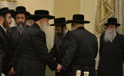 גלריה: שמחת התנאים לנכד האדמו"ר מסאטמר