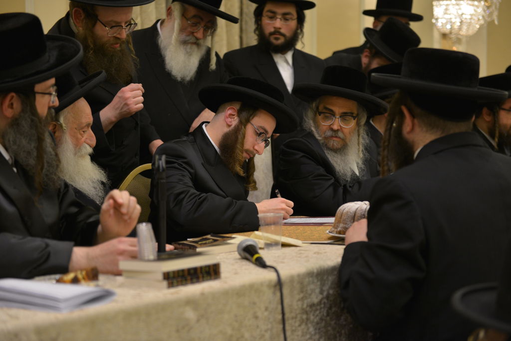 גלריה: שמחת התנאים לנכד האדמו"ר מסאטמר