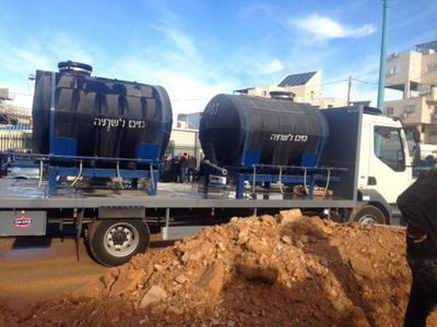 העבודות באלעד אמש