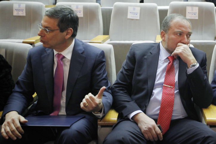 דני איילון עם אביגדור ליברמן