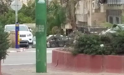 מטען דמה שיתק את ציר ז'בוטינסקי